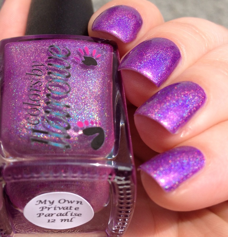 colors by llarowe my own private paradise purple holo